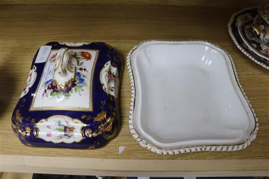 A quantity of Derby including a floral tureen